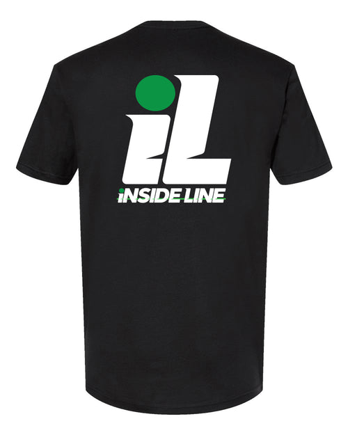InsideLine Logo T-Shirt, Short Sleeve Black
