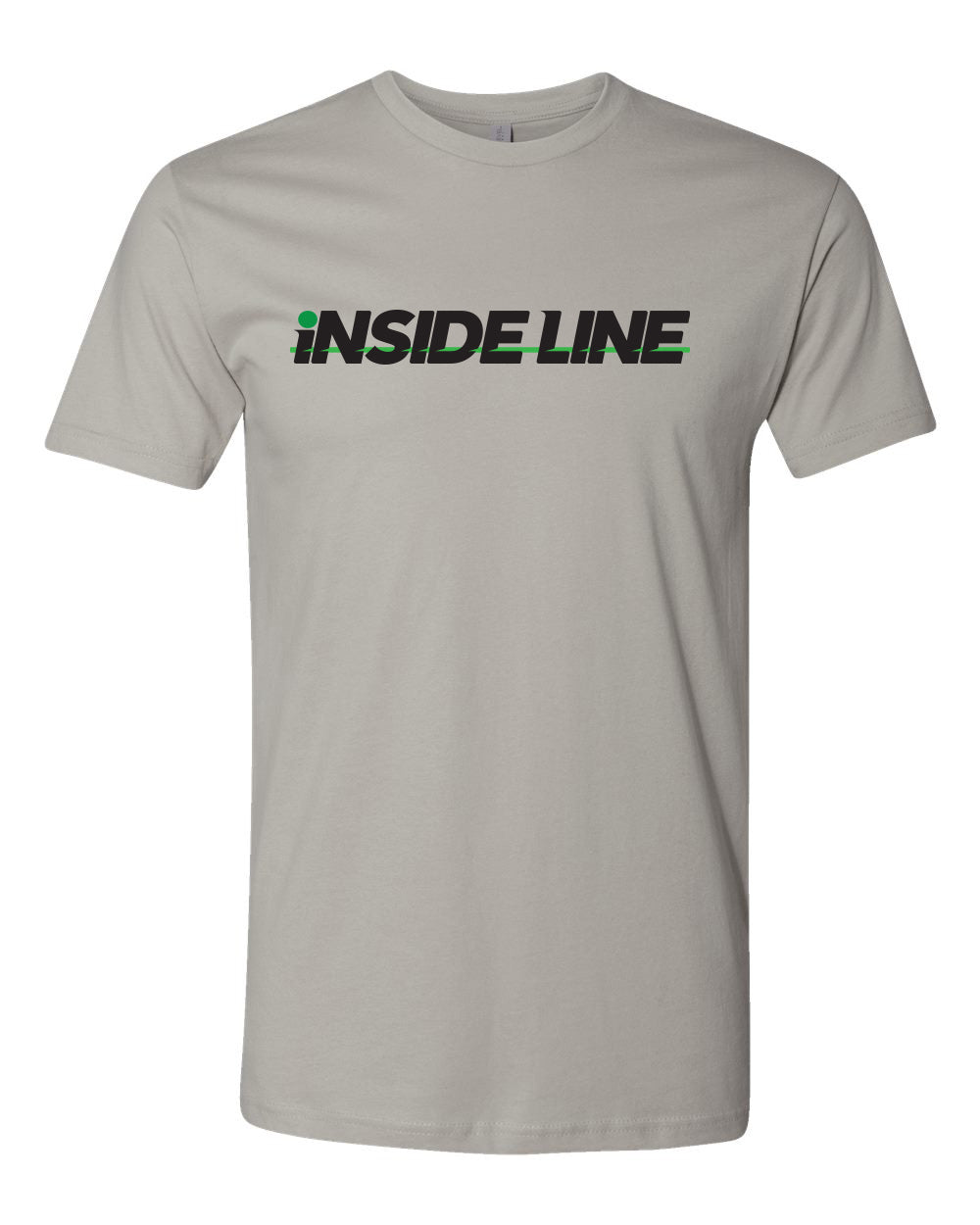 InsideLine Logo T-Shirt, Short Sleeve Grey